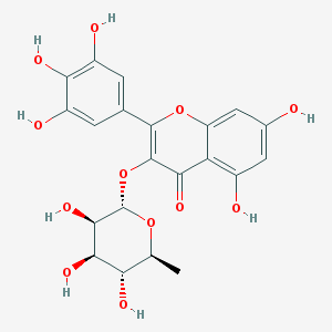 中文名 杨梅苷 别名 五羟基黄酮-3-鼠李糖苷